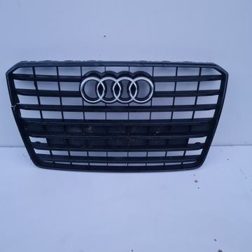 Решетка радиатора audi s8 d4 4h0 рестайлинг shadow line планка