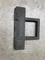Rubber stop transpallet
