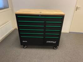 jungwille gereedschapswagen type JW 42XL 9 lades gevuld met 248 stuks