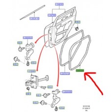 Прокладка дверь задний ford focus mk2 универсал 2004-