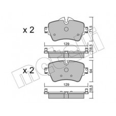 Колодки дисковые ham. bmw 2 f45 14- перед