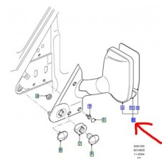 Зеркало внешние правое ford transit mk5 2000-