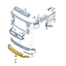Покрытие абсорбер наполнение бампера audi a5