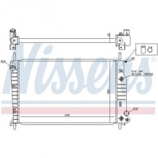 Радиатор воды ford cougar mondeo ii 94- 01 2. 5