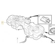 Volvo v60 ii v90 cross country топливный бак 2, 0