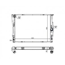 Bmw 1 e81/ e82e/ e87/ e88 2004- 13 радиатор 4