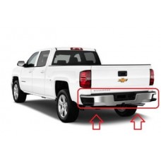 Chevrolet silverado sierra 14- 19r бампер задний