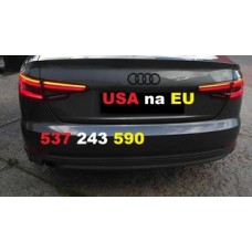 Переделка фар задний usa на eu audi a4 b9 a5 f5 8w