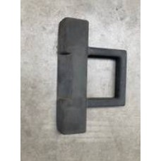 Rubber stop transpallet